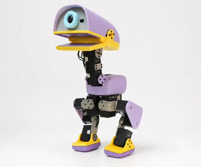 Кишеньковий робот  з ШІ Microduck color: Lavender